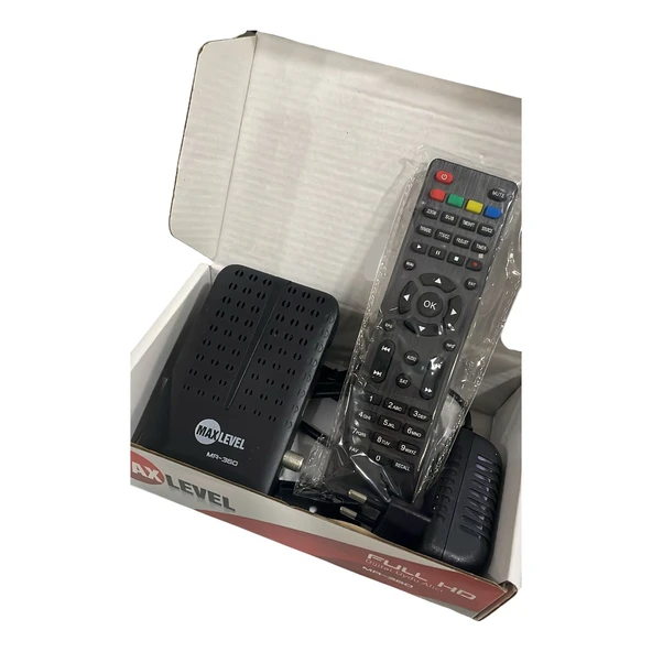 Max Level MR360 Full Hd 1080P Digital Uydu Alıcısı 2 USB + HDMI Giriş - Resim 4