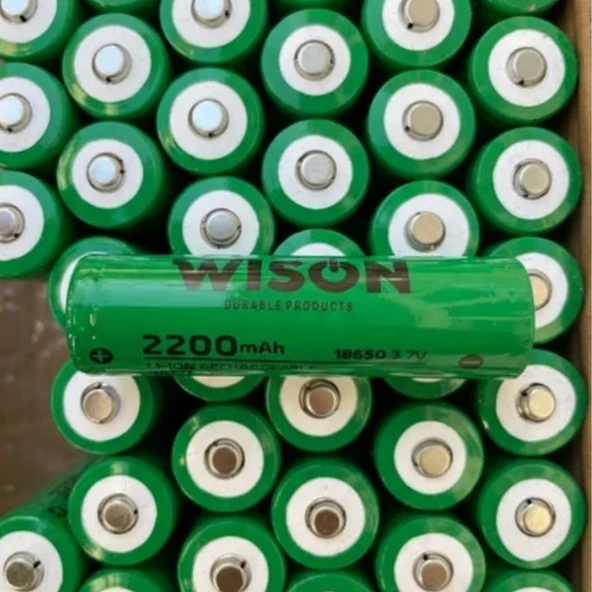 Wison WS-18650 3.7V 2200mAH Li-ion Pil - Resim 2