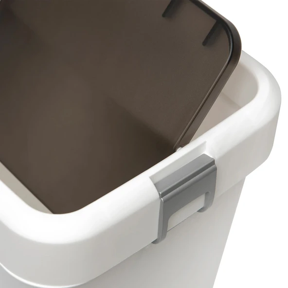 Motek COB-411 Comfort Dustbin 18 Litre Çöp Kutusu Kovası Beyaz - Resim 3