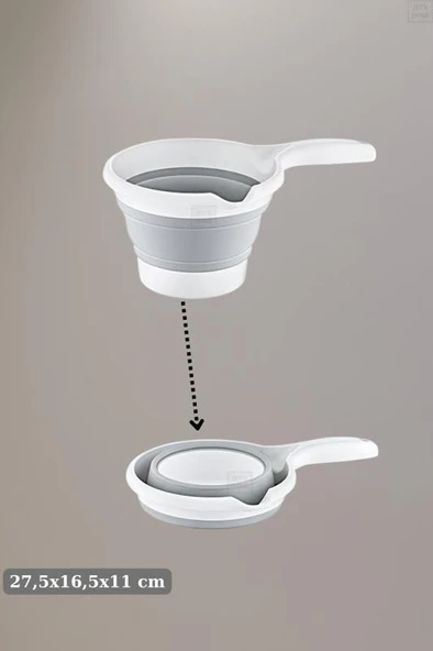 4'lü Banyo Seti BPA Free 80 Litre Çamaşır Sepeti Katlanır Sele-Su Kovası ve Maşrapa - 5