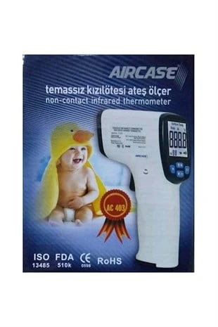 Aircase AC 403 Tabanca Tipi Temassız Ateş Ölçer (32 Hafıza) ürün görseli
