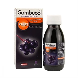 Sambucol Plus Şekersiz Takviye Edici Gıda 120 ml ürün görseli