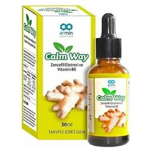 Calm Way Zencefil Ekstresi Vitamin B6 Damla 30 ml ürün görseli