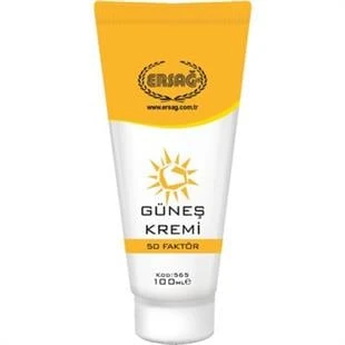 Ersağ 50 Faktör Güneş Kremi 100 ml ürün görseli