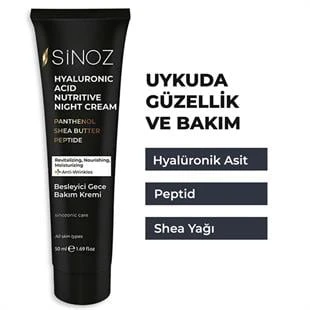 Sinoz Besleyici Gece Kremi 50 ml