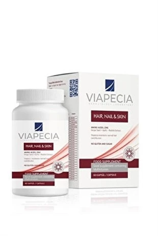 Viapecia Saç Tırnak Cilt Koruma 60 Kapsül ürün görseli