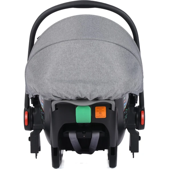 Wow Kabin Boy Tek Elle Kolay Katlanır Travel Bebek Arabası Autofold Grey Black - Resim 8