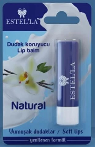 Estel'la Yetişkin Naturel Dudak Koruyucu Lip Balm ürün görseli
