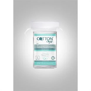 Cotton Soft Maxi Kare Makyaj Temizleme Pedi 50'li ürün görseli