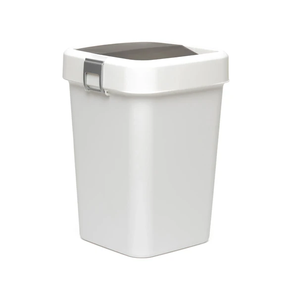 Motek COB-410 Comfort Dustbin 8 Litre Çöp Kutusu Kovası Beyaz - Resim 4
