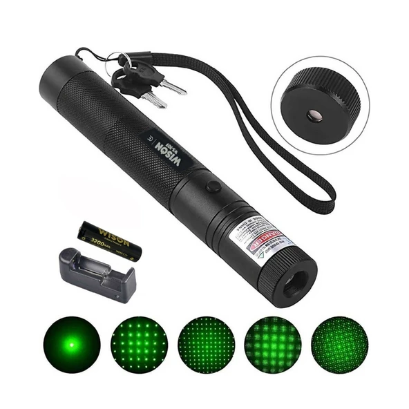 Şarj Edilebilir Lazer - Wison - Yeşil ürün görseli