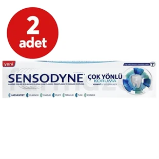 Sensodyne Diş Macunu Çok Yönlü Koruma 75 ml - 2'li Fırsat Paketi ürün görseli