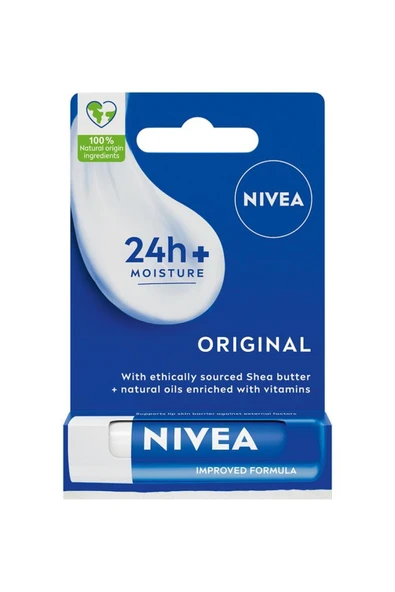 Nivea Lip Original Care Dudak Bakım Krem 4.8 g Shea Yağı ve Doğal Yağlar - 2