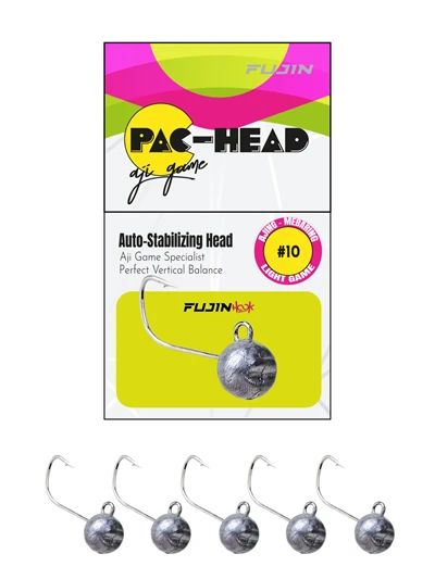 Fujin Pac-Head Aji Game 10 no İğneli Jig Head  0.8gr ürün görseli 1
