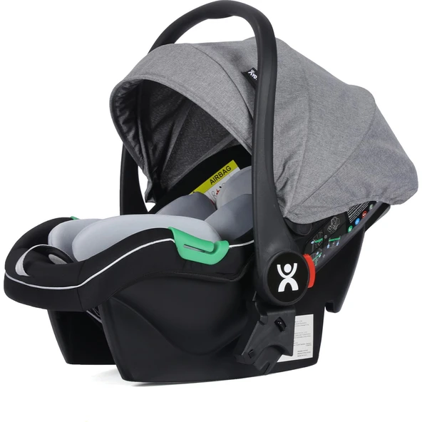 Wow Kabin Boy Tek Elle Kolay Katlanır Travel Bebek Arabası Autofold Grey Black - Resim 4