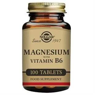 Solgar Magnesium with Vitamin B6 100 Tablet ürün görseli