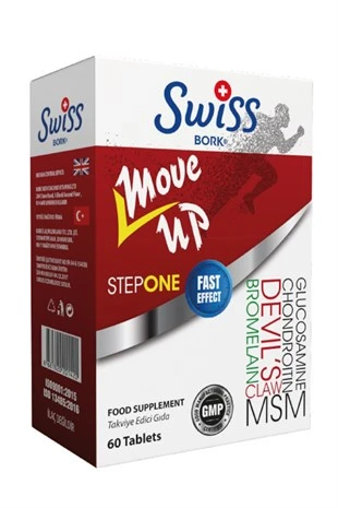 Swiss Bork Move Up Step1 Glocosam 60 Tablet ürün görseli