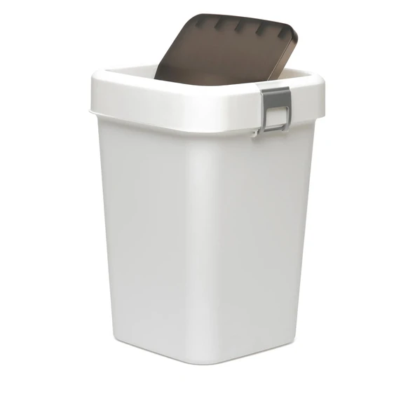 Motek COB-411 Comfort Dustbin 18 Litre Çöp Kutusu Kovası Beyaz - Resim 5