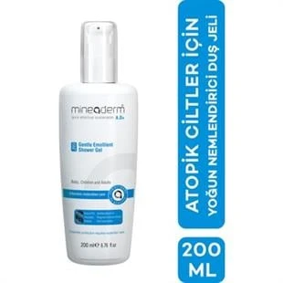 Mineaderm Gentle Emollient Shower Gel 200 ml ürün görseli