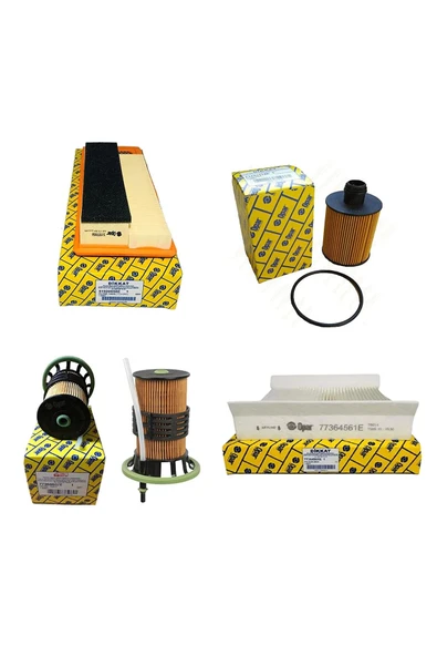 Fiat Fiorino Euro 5- 1.3 D-jtd Multijet 16v Filtre Bakım Seti 2008-sonrası ürün görseli