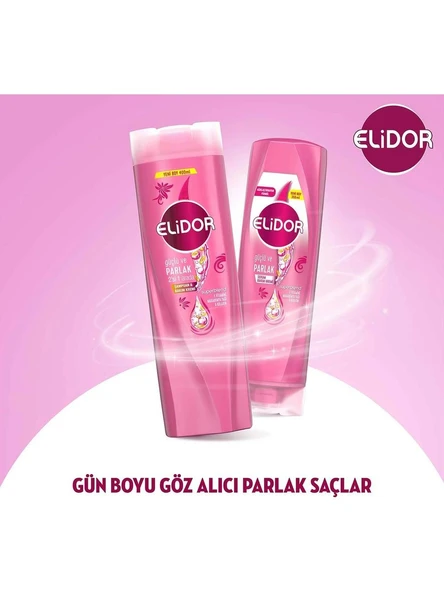 Elidor Güçlü ve Parlak Şampuan 400 Ml + Saç Kremi 200 Ml Set - Resim 8