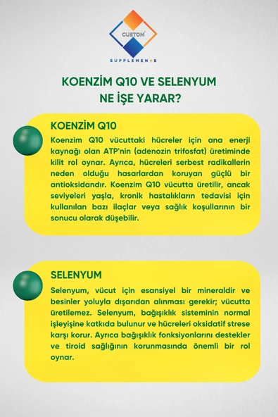 ® Koenzim Q10 + Selenyum Ağızda Dağılan Tablet (30 Tablet) - 6