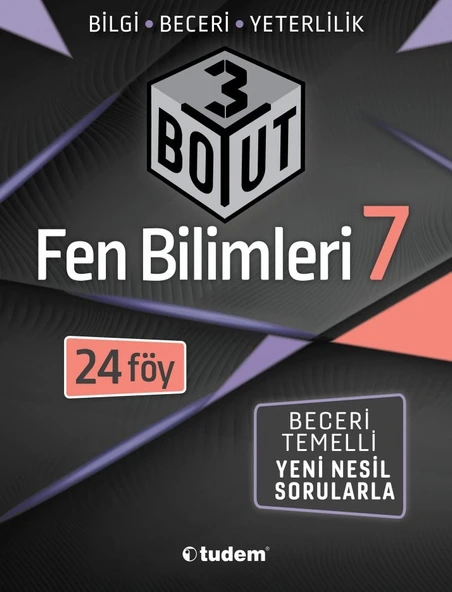 TUDEM YAYINLARI 7. Sınıf Fen Bilimleri 3 Boyut ürün görseli