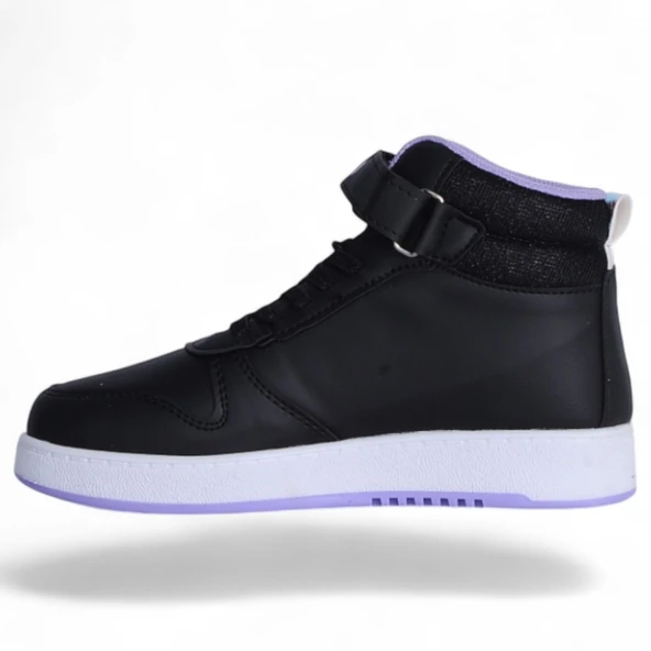 Prokids 4444 Siyah-Lila Kız Çocuk Bot Ayakkabı - Resim 3