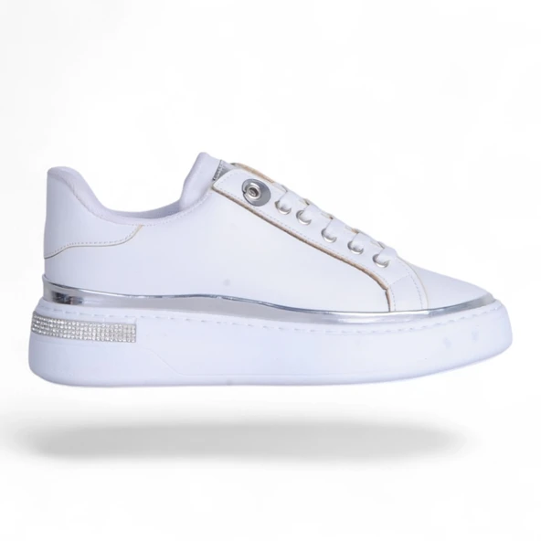 Moda Ayakkabı 1254 Beyaz Kadın Spor Ayakkabı ürün görseli