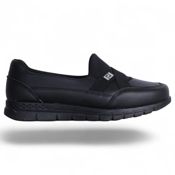 Ayzen 1259 Siyah Kadın Babet Ayakkabı - 2