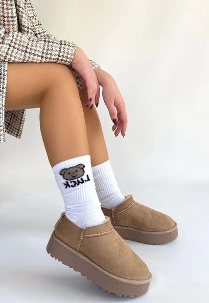 Mitay Bej Süet Bot ürün görseli