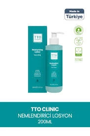 TTO Clınıc Nemlendirici Yüz ve Vücut Losyonu 200ml Seramid Cay Ağacı Yağı Centelle ürün görseli 1