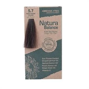 Natura Balance Organik Krem Saç Boyası 60 ml - 5.7 Buzlu Kahve ürün görseli