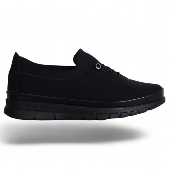 Ayzen 1260 Siyah Kadın Babet Ayakkabı