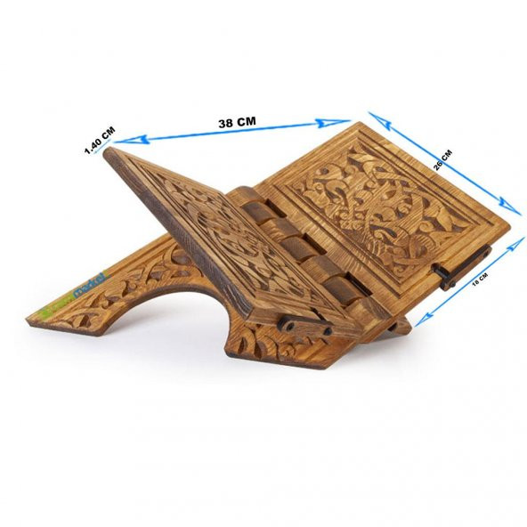 Öğretmenler Günü Hediyesi Kitap Okuma Sehbası Tabletlik Ahşap Rahle - 3