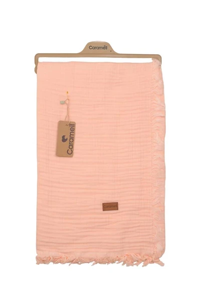 Caramell Müslin Battaniye (MUSLİN BLANKET) 120x120 Somon Pembe CRML.SPMB.1308