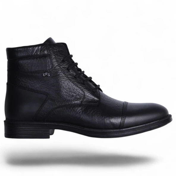 Crısso B-485 Siyah Deri Erkek Kışlık Bot Ayakkabı - 2