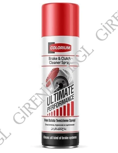 HSGL Colorium Fren Balata Temizleme Sprey 500 ml Güçlü Yağ, Kir ve Toz Sökücü Temizleyici Sprey - 4