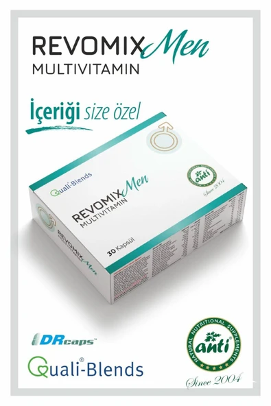 Revomix Men ( Erkeklere Özel Multivitamin Mineral Ve Aminoasit Takviyesi ) - 4