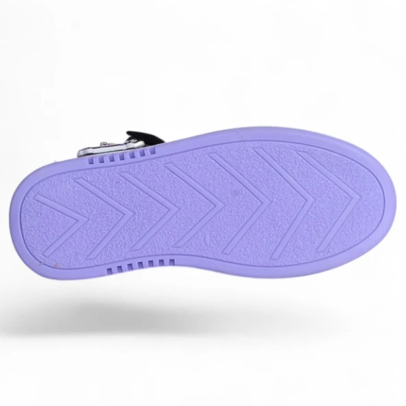 Prokids 4444 Siyah-Lila Kız Çocuk Bot Ayakkabı - 4