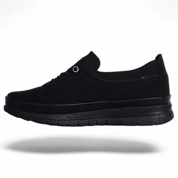 Ayzen 1260 Siyah Kadın Babet Ayakkabı - 3