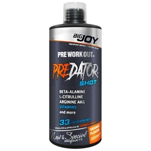 Bigjoy Sports Predator Shot Portakal Aromalı 1000 ml ürün görseli