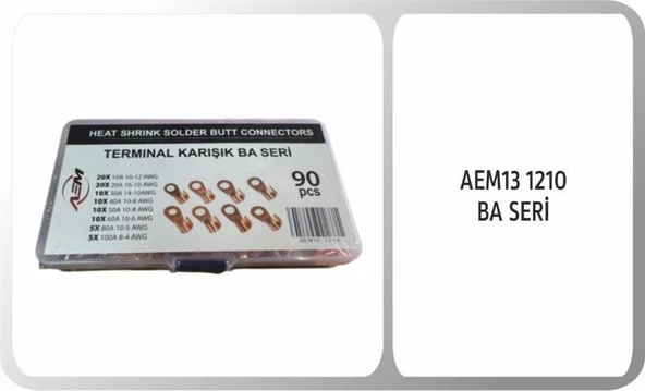 Termınal Karışık BA Seri (90 pcs) karışık Set ürün görseli