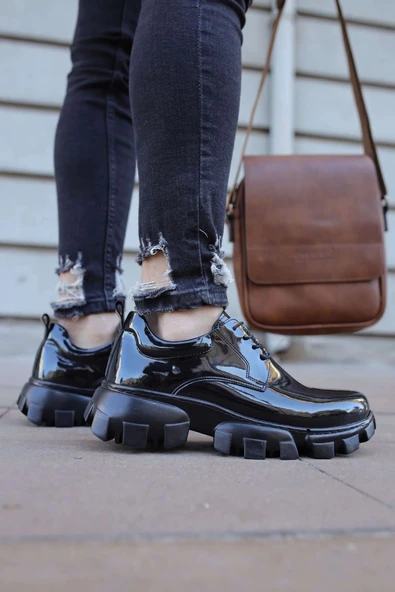 CH093 - RST Castle Erkek Ayakkabı SIYAH - Resim 4