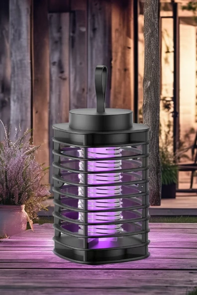 NACTUMU Sivrisinek Kovucu Lamba Otomatik Akıllı Sivrisinek Öldürme Lambası UVB & UVA Teknolojisi - 3