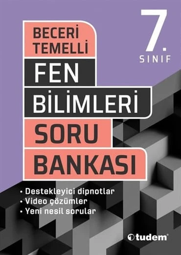 TUDEM YAYINLARI 7. Sınıf Fen Bilimleri Beceri Temelli Soru Bankası ürün görseli