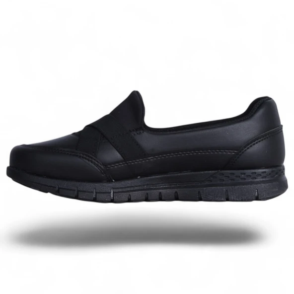 Ayzen 1259 Siyah Kadın Babet Ayakkabı - 3