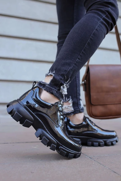 CH093 - RST Castle Erkek Ayakkabı SIYAH - Resim 5