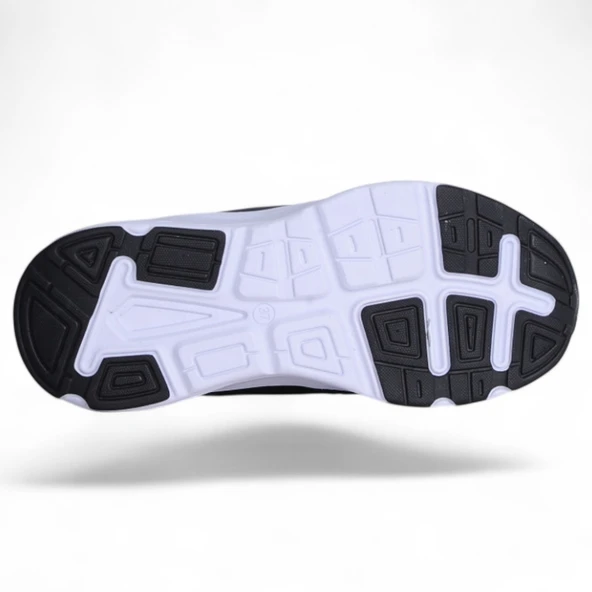 Queen Step 2105 Siyah-Beyaz Kadın Spor Ayakkabı - 4