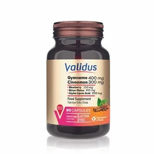 Validus Gymnema Sylvestre 400 mg + Cinnamon 300 mg 90 Kapsül ürün görseli